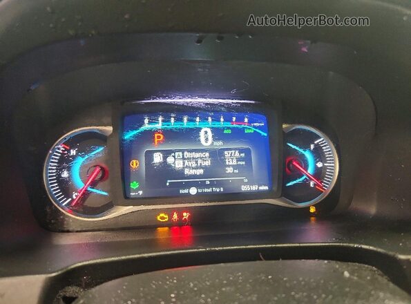 5FNYF6H50KB047876 2019 HONDA PILOT Black Widok zestawu wskaźników
