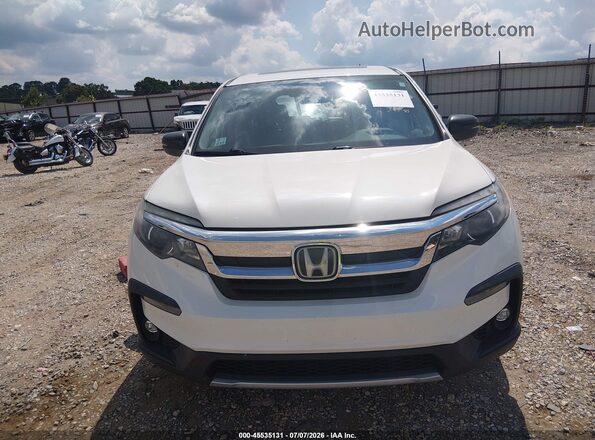 5FNYF6H50KB058036 2019 HONDA PILOT White Սարքավորումների վահանակի տեսք