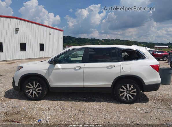 5FNYF6H50KB058036 2019 HONDA PILOT White Սալոնի 360 աստիճան տեսք