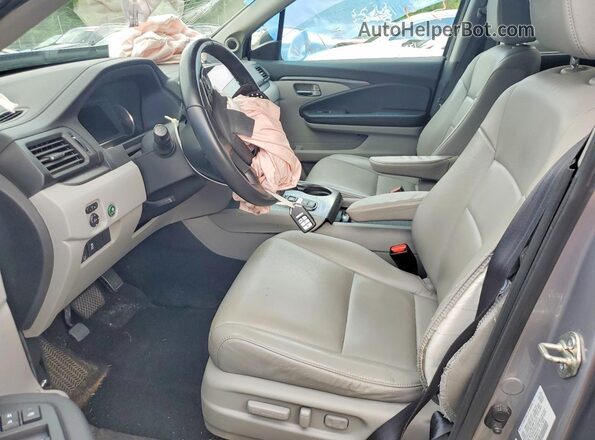 5FNYF6H50MB007476 2021 HONDA PILOT Silver Front interior view