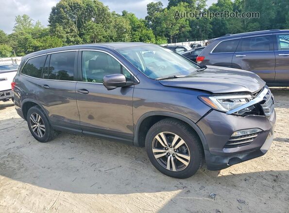 5FNYF6H51HB093046 2017 HONDA PILOT Gray წინა მარჯვენა