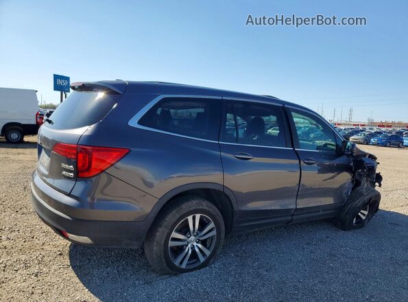 5FNYF6H51JB008311 2018 HONDA PILOT Серый Задняя правая четверть