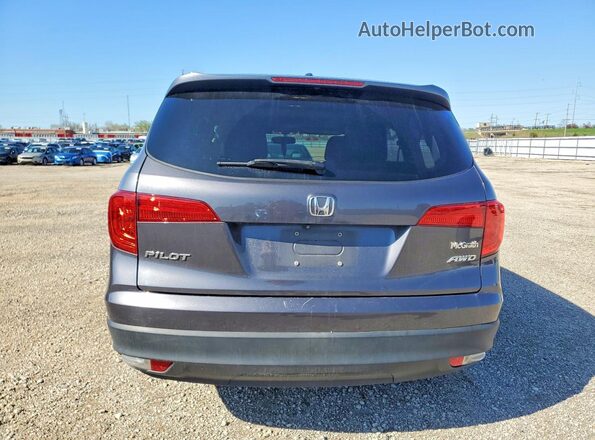 5FNYF6H51JB008311 2018 HONDA PILOT Серый Вид сзади