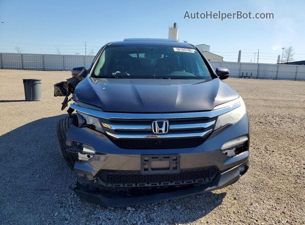 5FNYF6H51JB008311 2018 HONDA PILOT Серый Вид спереди