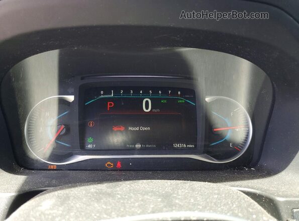 5FNYF6H51KB020170 2019 HONDA PILOT Blue Вид щитка приладів