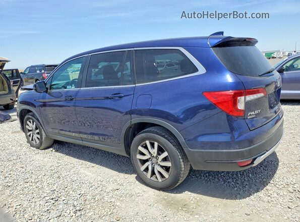 5FNYF6H51KB020170 2019 HONDA PILOT Blue Задня ліва чверть