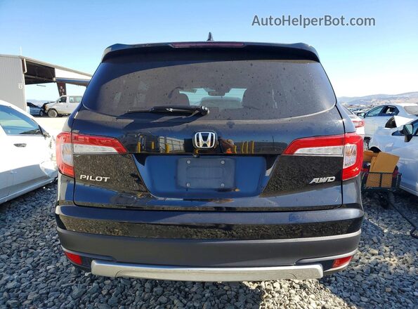 5FNYF6H51KB042170 2019 HONDA PILOT Black Հետևի տեսք
