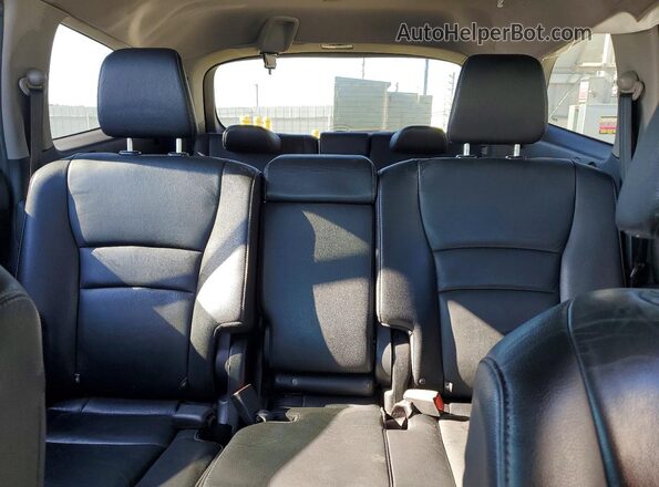 5FNYF6H51KB042170 2019 HONDA PILOT Black Հետևի նստատեղերի տեսք