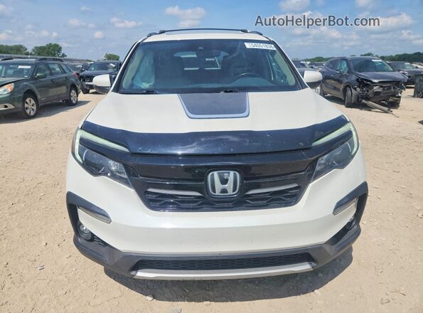 5FNYF6H51KB050754 2019 HONDA PILOT White Դիմացի տեսք