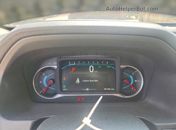 5FNYF6H51KB050754 2019 HONDA PILOT White Սարքավորումների վահանակի տեսք