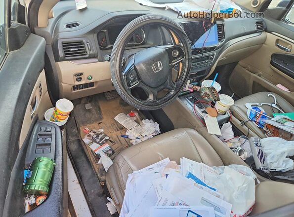 5FNYF6H51MB059604 2021 HONDA PILOT White Dashboard view