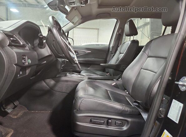 5FNYF6H51NB083872 2022 HONDA PILOT Черный Вид салона спереди