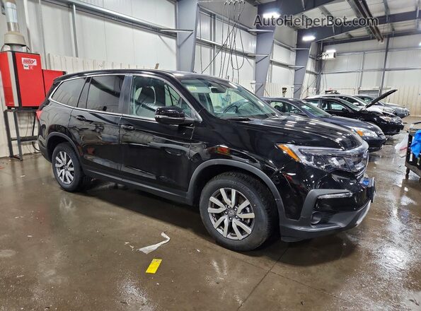5FNYF6H51NB083872 2022 HONDA PILOT Черный Передняя правая четверть
