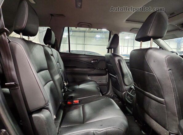 5FNYF6H51NB083872 2022 HONDA PILOT Черный Вид задней части салона
