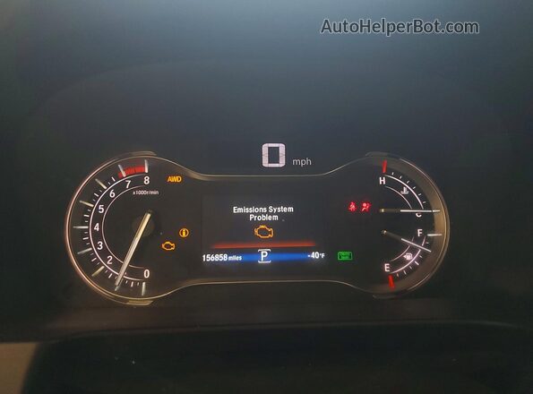 5FNYF6H52GB095645 2016 HONDA PILOT Green Vista del cuadro de instrumentos