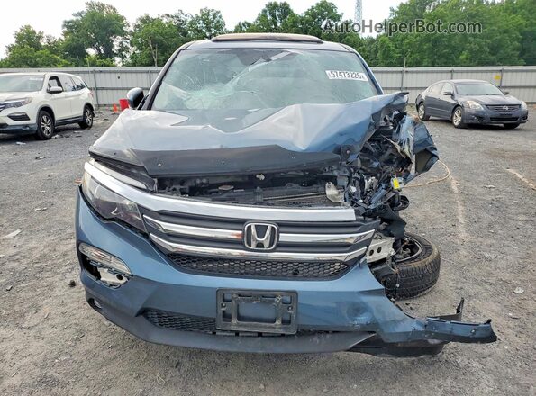 5FNYF6H52JB025330 2018 HONDA PILOT Blue Դիմացի տեսք