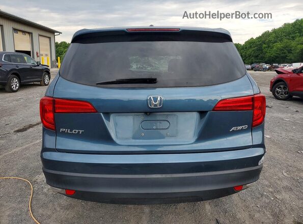 5FNYF6H52JB025330 2018 HONDA PILOT Blue Հետևի տեսք
