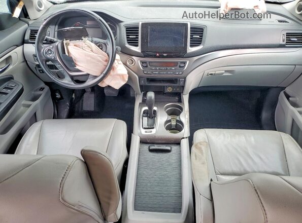 5FNYF6H52JB025330 2018 HONDA PILOT Blue Առջևի վահանակի տեսք