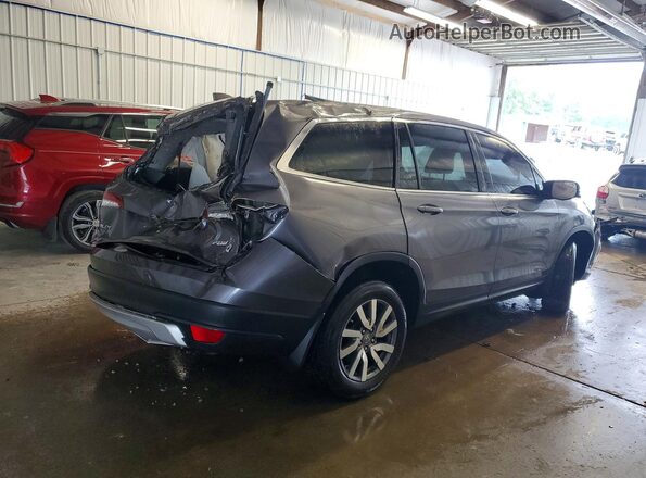 5FNYF6H52KB101467 2019 HONDA PILOT Gray უკანა მარჯვენა