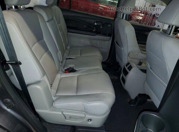 5FNYF6H52KB101467 2019 HONDA PILOT Gray უკანა სალონის ხედი