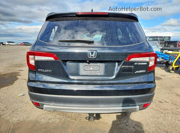 5FNYF6H52LB016355 2020 HONDA PILOT Black უკანა ხედი