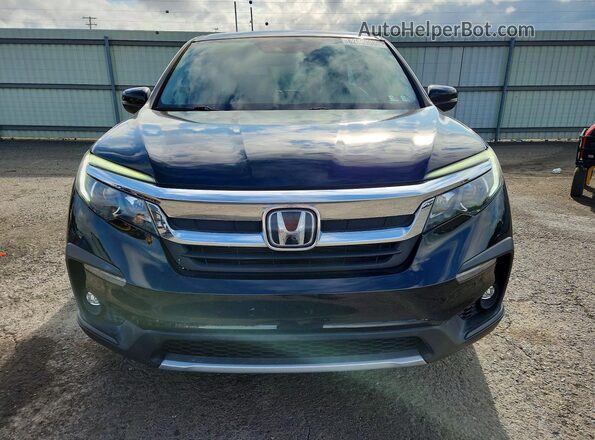 5FNYF6H52LB016355 2020 HONDA PILOT Black წინა ხედი
