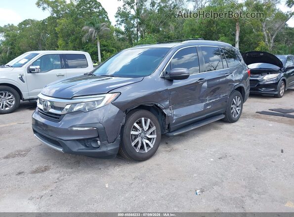 5FNYF6H52LB033477 2020 HONDA PILOT Gray Front left