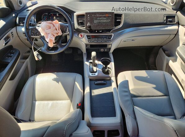5FNYF6H52LB057925 2020 HONDA PILOT Blue Dashboard view