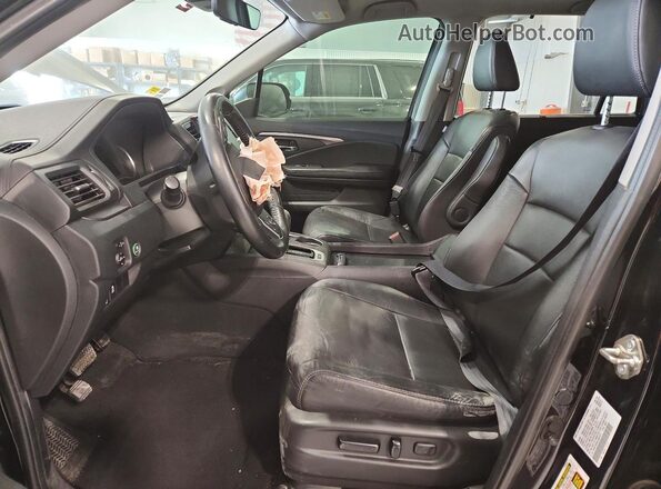 5FNYF6H52LB067371 2020 HONDA PILOT Black Вид салону спереду