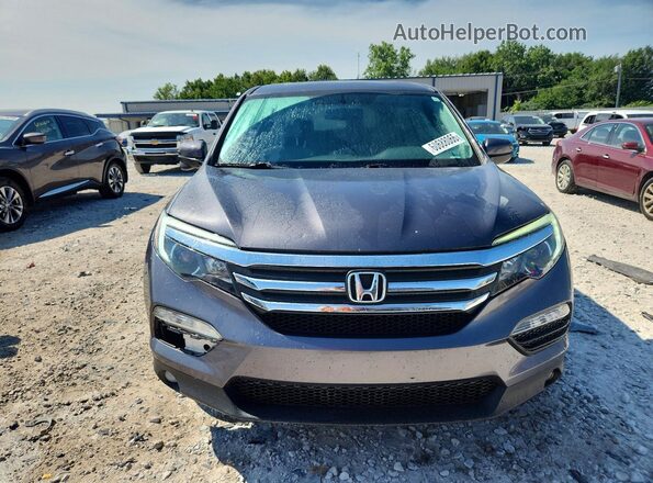 5FNYF6H53HB019403 2017 HONDA PILOT Gray Widok z przodu