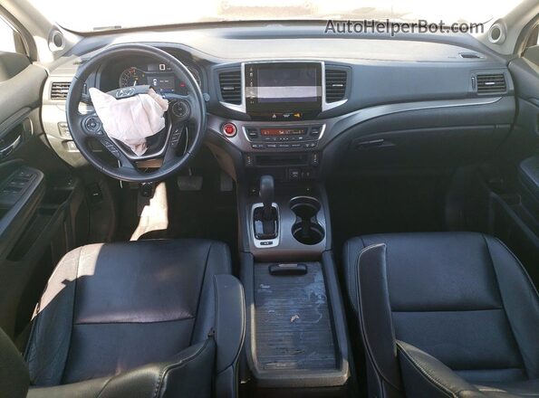 5FNYF6H53HB054801 2017 HONDA PILOT White Առջևի վահանակի տեսք
