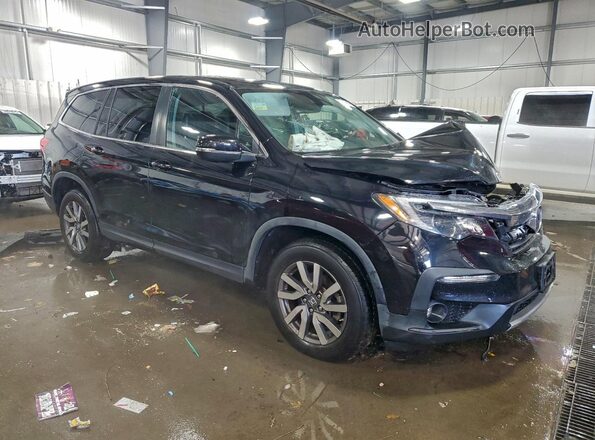 5FNYF6H53KB024379 2019 HONDA PILOT Black Front right