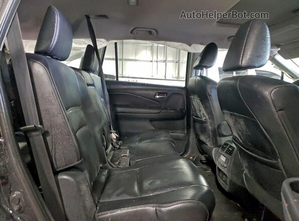 5FNYF6H53KB024379 2019 HONDA PILOT Black Rear interior view
