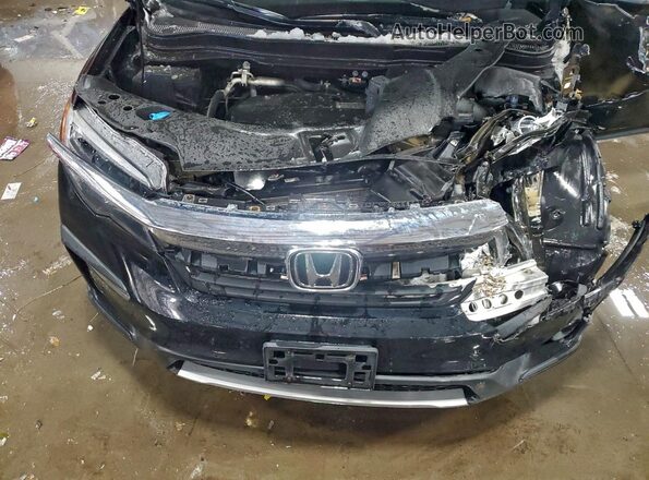5FNYF6H53KB024379 2019 HONDA PILOT Black Engine compartment view