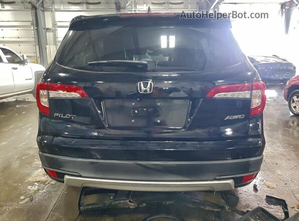 5FNYF6H53KB024379 2019 HONDA PILOT Black Rear view
