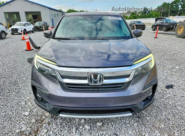 5FNYF6H53KB035544 2019 HONDA PILOT Gray Widok z przodu