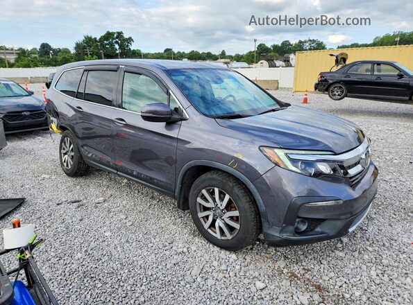 5FNYF6H53KB035544 2019 HONDA PILOT Gray Przód prawy