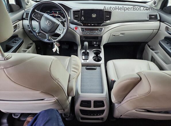 5FNYF6H53KB035544 2019 HONDA PILOT Gray Widok deski rozdzielczej