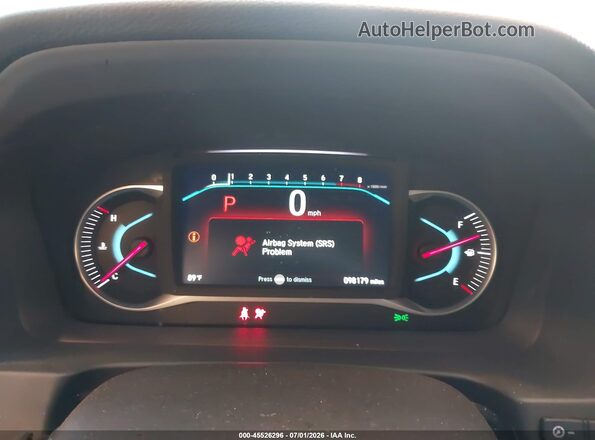 5FNYF6H53KB039061 2019 HONDA PILOT White Widok tylnych siedzeń