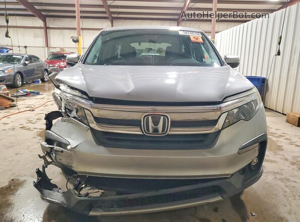 5FNYF6H53KB043448 2019 HONDA PILOT Silver Front view