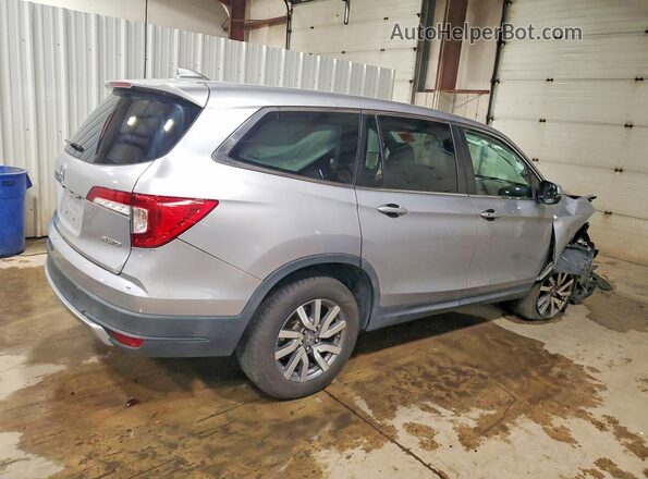 5FNYF6H53KB043448 2019 HONDA PILOT Silver Rear right
