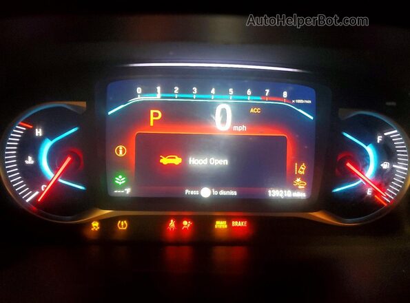 5FNYF6H53KB043448 2019 HONDA PILOT Silver Instrument cluster view