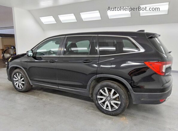 5FNYF6H53KB081438 2019 HONDA PILOT Black Trasero izquierdo