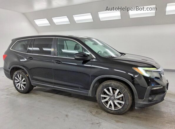 5FNYF6H53KB081438 2019 HONDA PILOT Black Delantero derecho