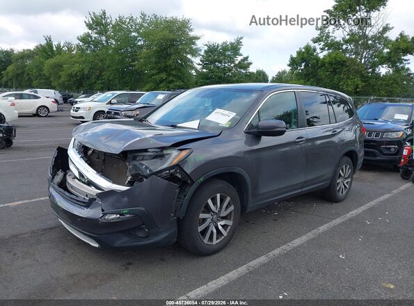 5FNYF6H53MB051794 2021 HONDA PILOT Gray Przód lewy