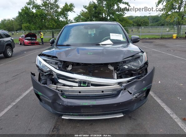 5FNYF6H53MB051794 2021 HONDA PILOT Gray Widok zestawu wskaźników