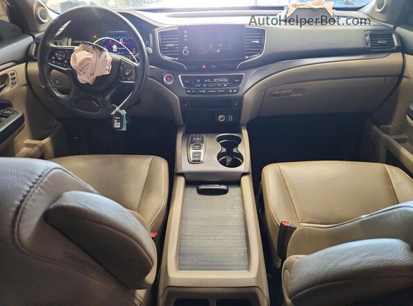 5FNYF6H53NB015153 2022 HONDA PILOT White Widok deski rozdzielczej