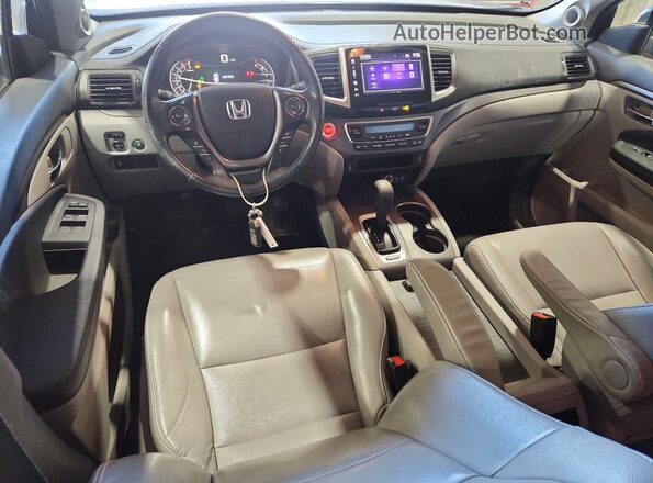5FNYF6H54HB082347 2017 HONDA PILOT Blue წინა პანელის ხედი