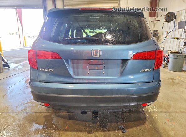 5FNYF6H54HB082347 2017 HONDA PILOT Blue უკანა ხედი