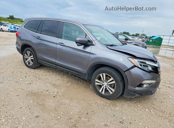 5FNYF6H54JB002776 2018 HONDA PILOT Gray Przód prawy